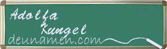 Adolfa Kungel Visitenkarte
